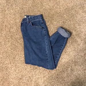 High waisted mom jeans